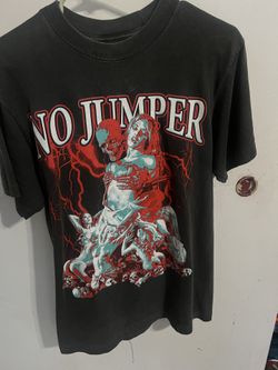 (adult) No Jumper Podcast Horror T-shirt Size S
