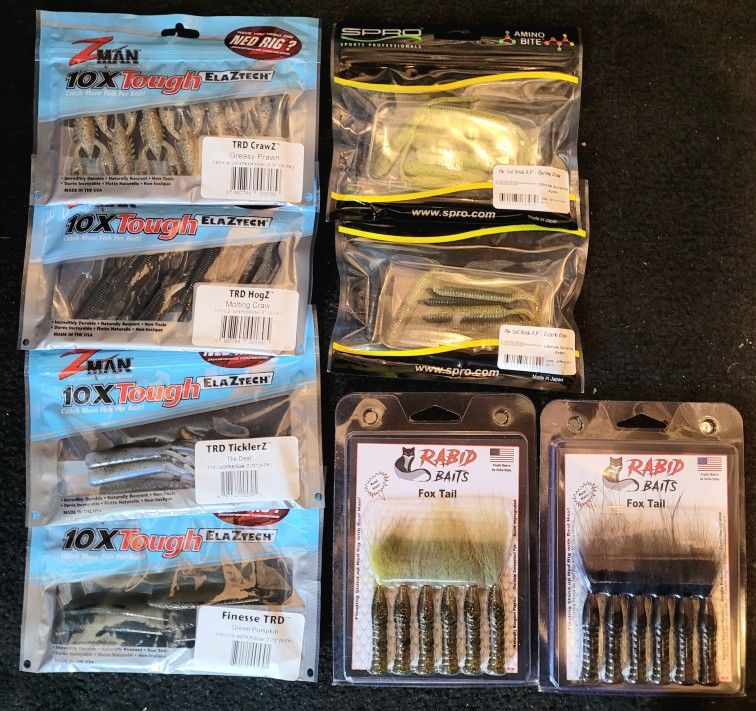 Ned Rig Bait Bundle - 8 Item's
