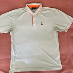 Psycho Bunny Gray/Orange Polo