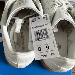 KITH x Adidas Samba Golf White Athletic Golfing Shoes w/ Box for Sale in  Tacoma, WA - OfferUp