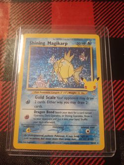 Shining Magikarp 66/64 Pokemon Celebrations.
