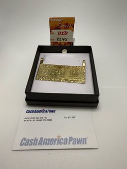 100 Bill Pendant 10kt