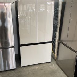 Samsung White Bespoke Refrigerator