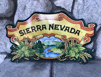 Sierra Nevada metal sign