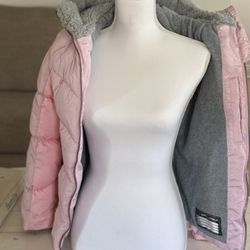 Pink Girls Bomber Winter Jackets