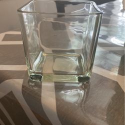Vase Glass Clear Size 3,4
