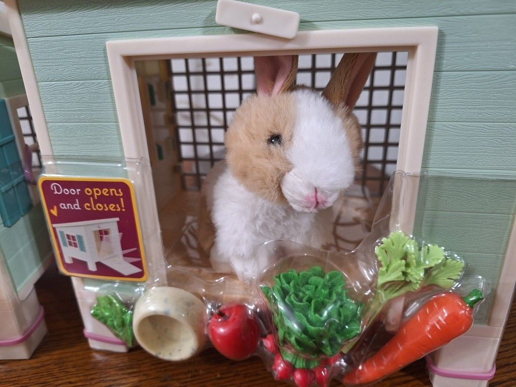 New!! Our Generation Bunny Hutch Playset for 18-inch dolls 