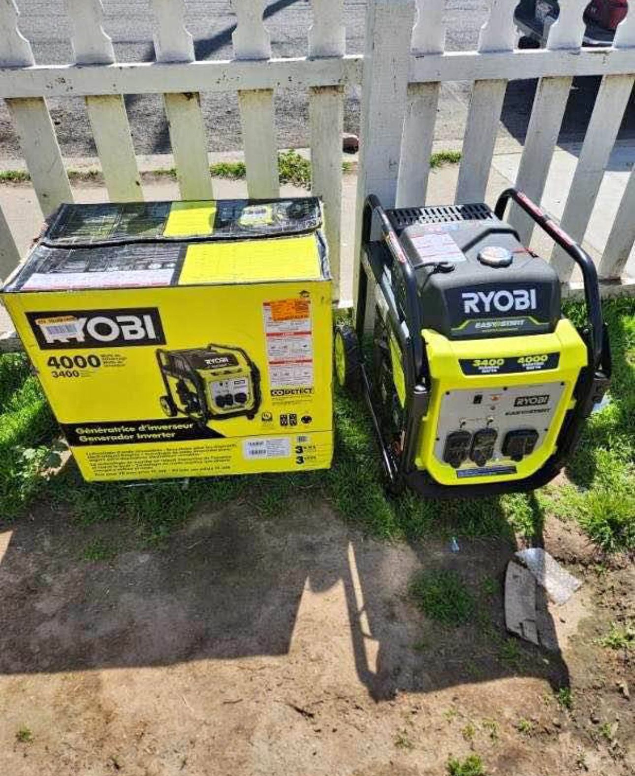 RYOBI 4000-Watt Gasoline Powered Digital Inverter Generator with CO Shutdown