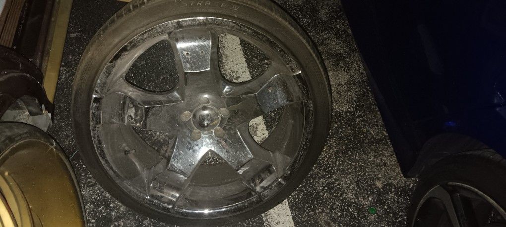 Hangtime 22'rims An Tires All 4