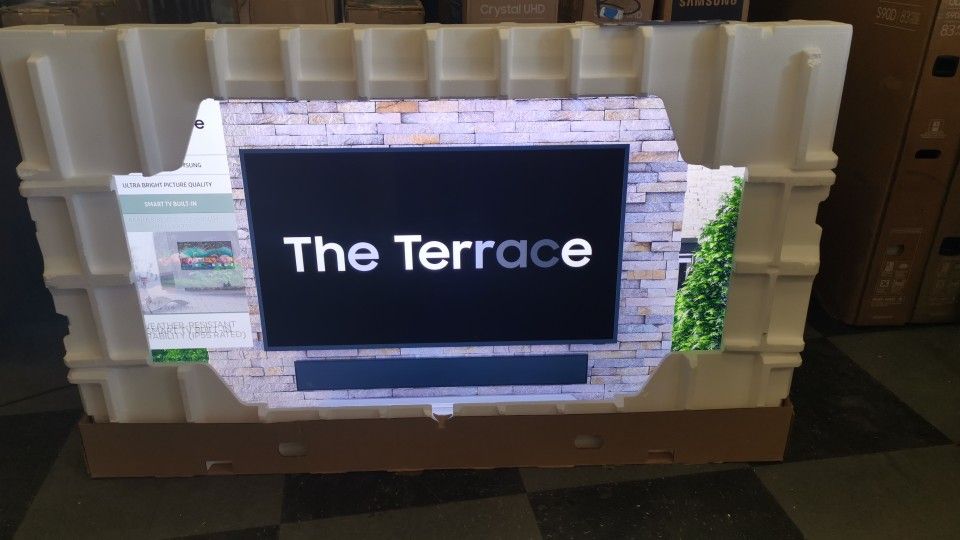SAMSUNG 65"INCH QLED 4K THE TERRACE LST7D OUTDOOR TV