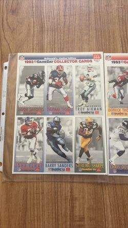 93 Gameday collector cards