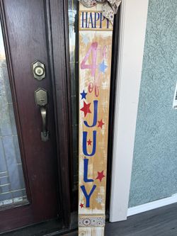4th Of July Wall Sign