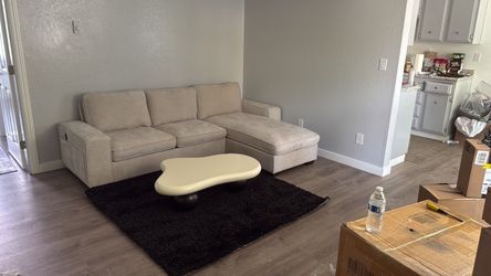 Sofa and coffee stand