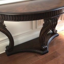 2 Wooden Entry Way Tables