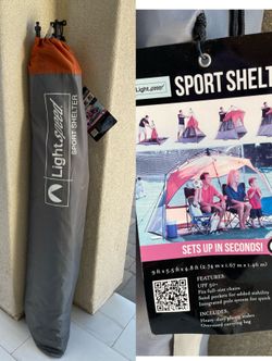 Lightspeed Sport Shelter (Set Up In Seconds!)
