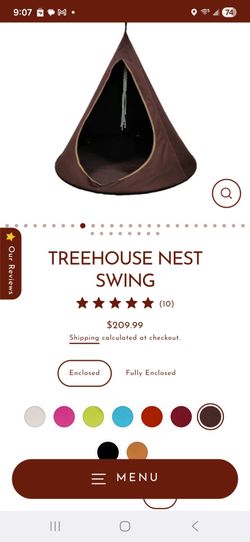 Treehouse Nest Swing