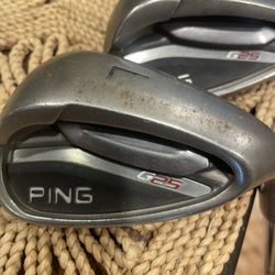 Ping g25 Irons L,U, 5-W 8 Clubs Total Reg Flex