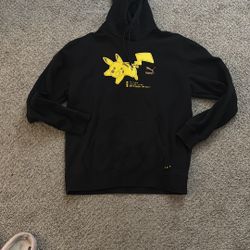 PUMA X PIKACHU Pokémon Collab Black Hoodie 