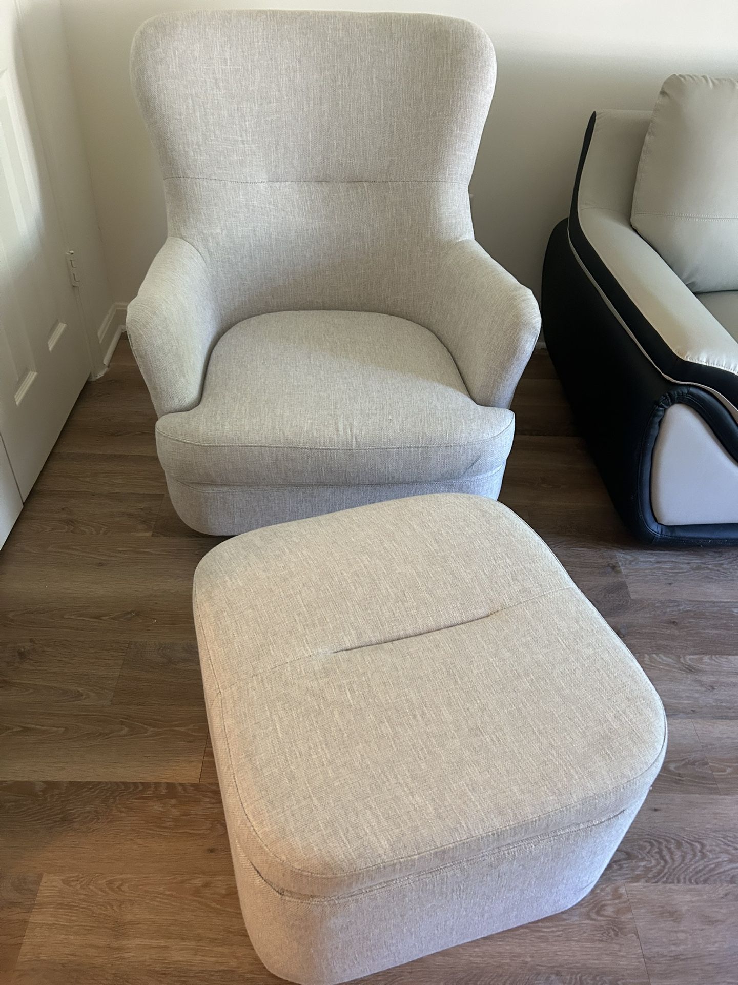 Rocking Chair With A Foot Rest