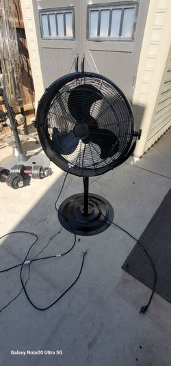 24" Industrial Fan With Misters  65. 35" Fan With Misters 85 firm price