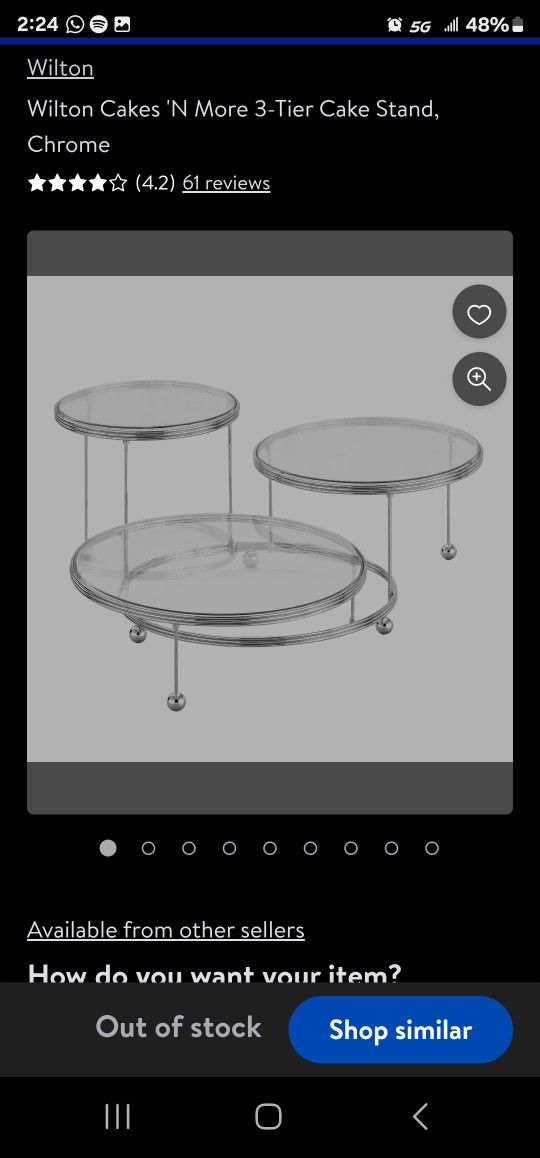 3 Tier Cake Stand 