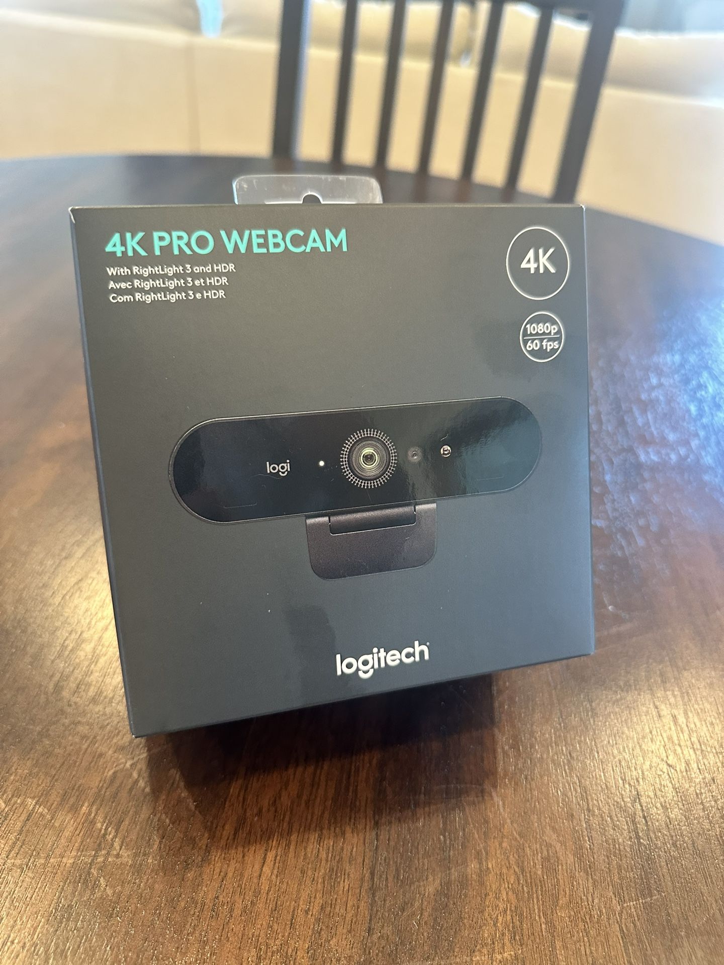 Logitech Brio 4k Webcam UNUSED!