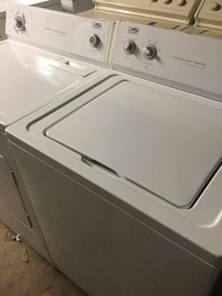 Estate washer and dryer set/ super capacity/ one year warranty/ delivery and installation are available