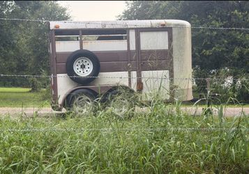 Horse trailer livestock trailer