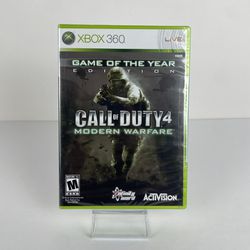 Call of Duty 4: Modern Warfare Game Of The Year Edition (Xbox 360, 2007) New