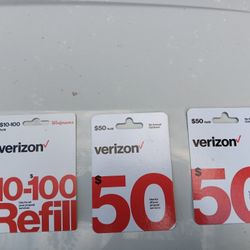 Prepaid Verizon Refill Phone Cards