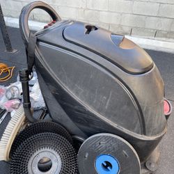 Task-Pro TP/AS430C-US — 17” Corded Auto Scrubber — Hard & Soft Brushes + Polishing Attachment + Extra Parts 