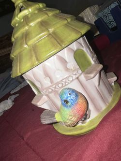 Greenleaf Ceramic Aroma Decor Fragrance Diffuser birdhouse