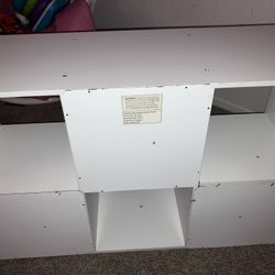 Six Cube Bookshelf Storage Organizer (White) 