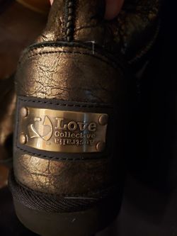 Love Collective Australia metallic boots