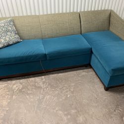 Like New Sleeper Sectional Couch 