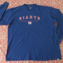 nfl ny giants long sleeve tee tshirt XL