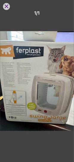 Cat Door-Chipped