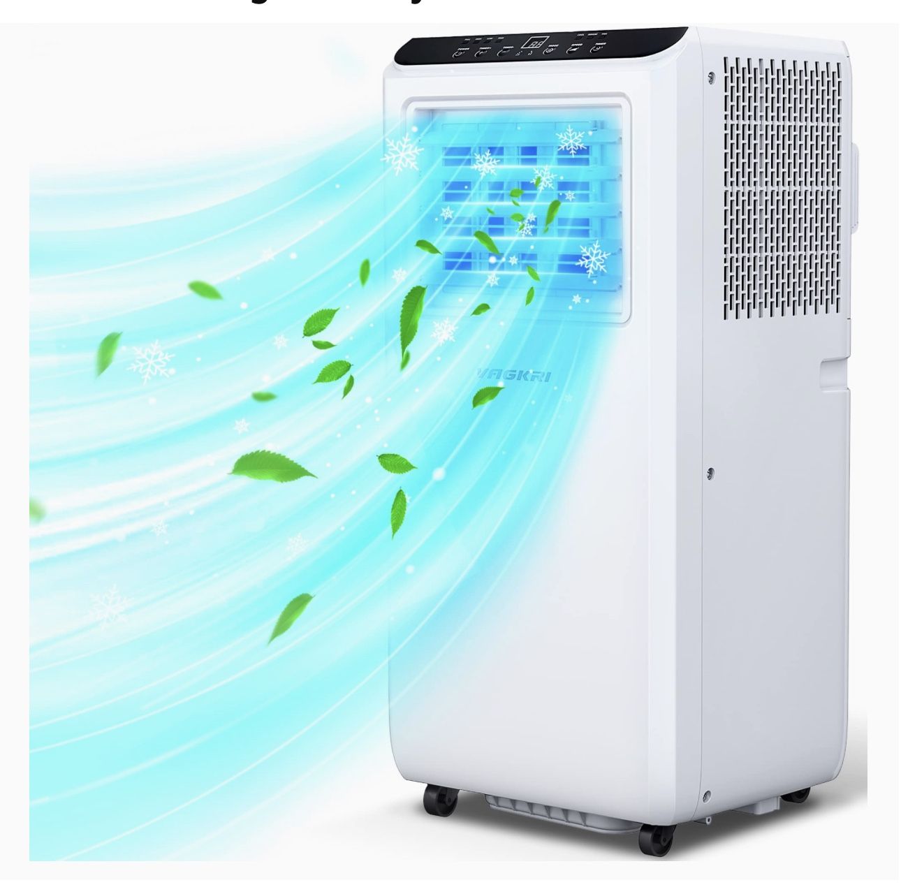 VAGKRI Portable Air Conditioners 8000 BTU 3-in-1 AC Unit with Fan & Dehumidifier, Cools up to 250 sq. ft. Like new working condition in the box.