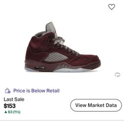 Jordan 5 Retro ( Burgundy )