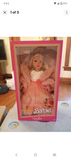 Brand new American girl peaches and cream Barbie doll 18 inch all sales are final firm price pick up only $300 cash