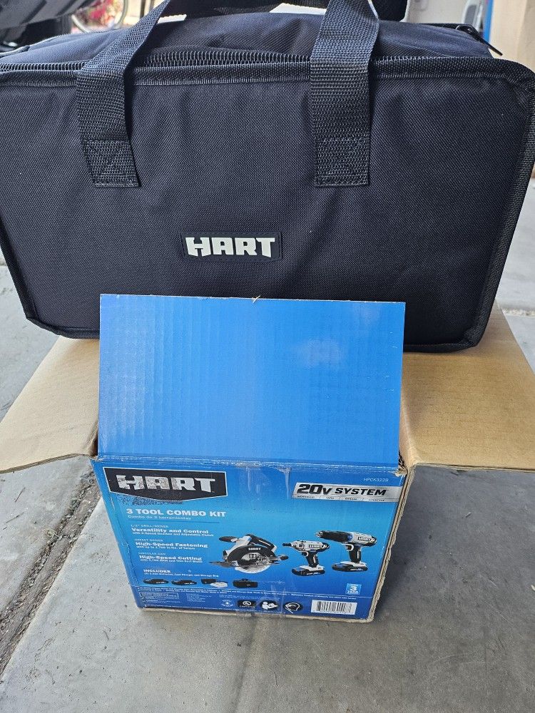 Hart 20v 3 Piece Tool Kit