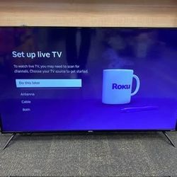 ONN 100012585 50” 4K UHD (2160P) LED Roku Smart TV HDR