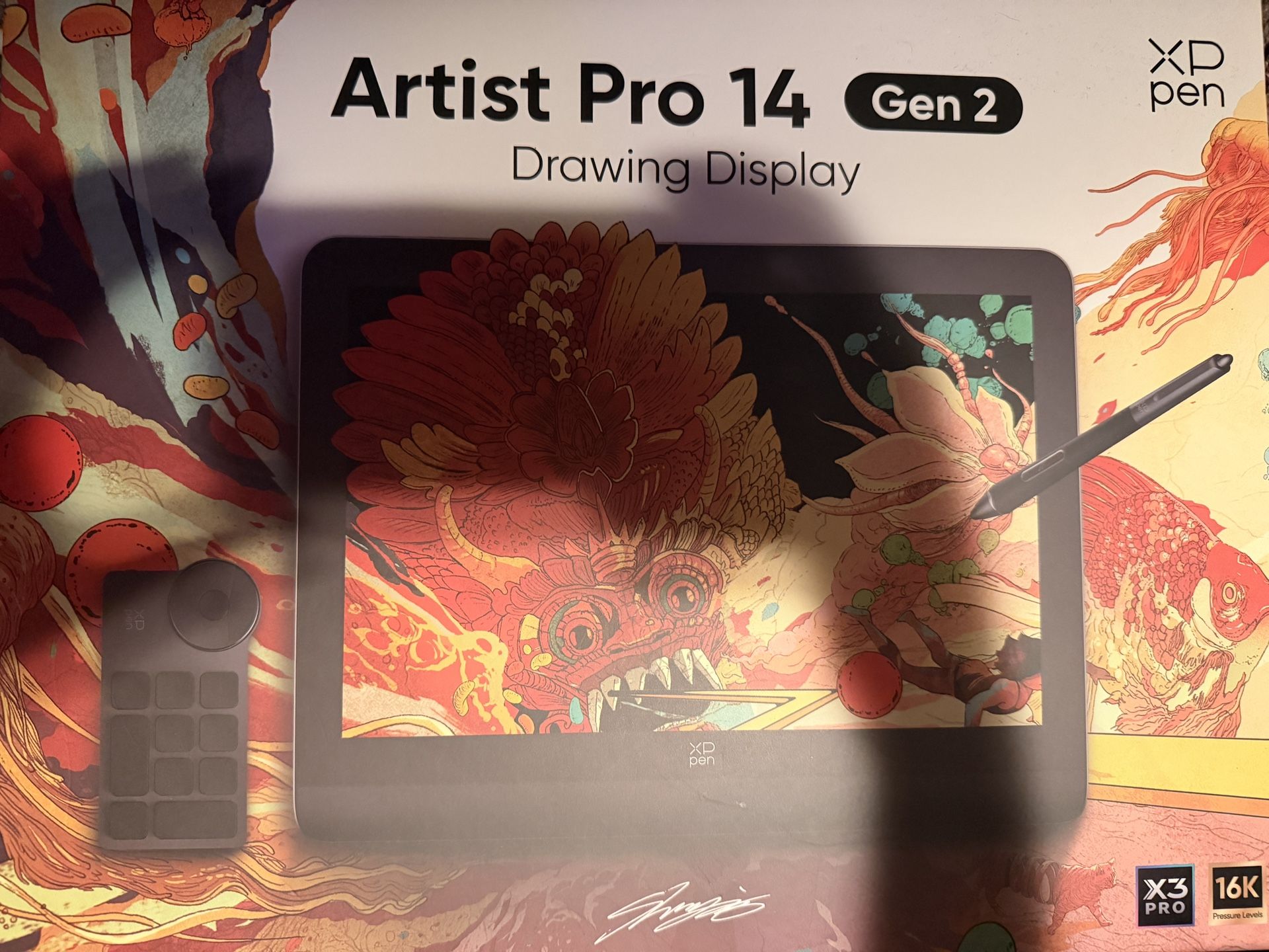 Premium Drawing Tablet , XpPen Pro 14 2nd Gen