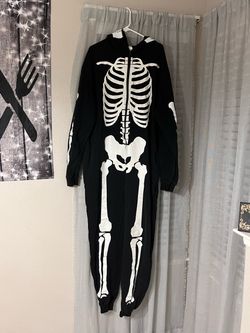 2x skeleton jumpsuit