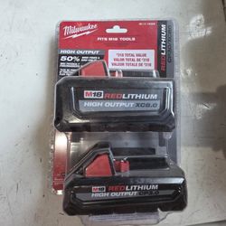 New Milwaukee M18 8.0 And 3.0 High Output Batteries