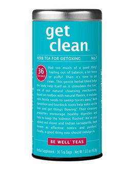 Be Well Teas - Get Clean  NEW