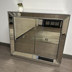 Z Gallerie Omni mirrored buffet cabinet 