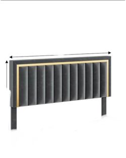 King size Velvet headboard only