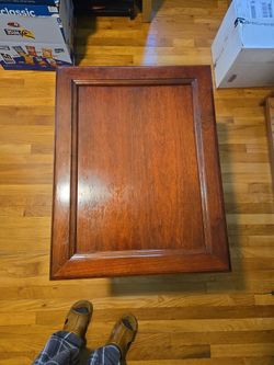 Wood End table