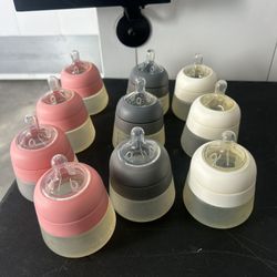 10 Preowned Nanobebe Baby Bottles